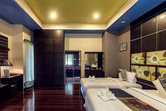 ห้องดีลักซ์วิวสวน สำหรับ 3 ท่าน