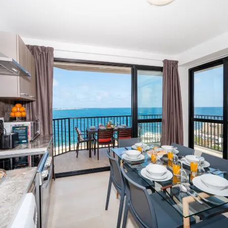 Islet Seafront Apartment Corner Terrace