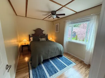 Mountain and Water View at Charming 2-bedroom Retreat in Sequim