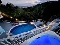 Modern Retreat w/ Great View, Hot Tub, & Pool