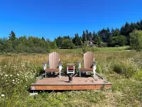 Baker View Lodging with hot tub, sound, mountain, and territorial views.