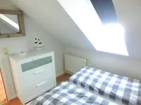 Apartments on the dike directly on the North Sea coast