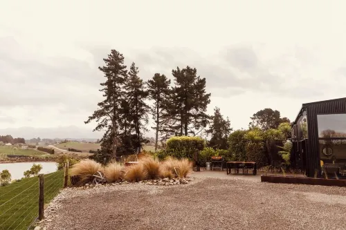 Coastal Calm | Luxe Stay with Views, Bath & Fire.