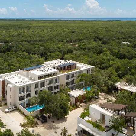 Nhoa 207B Lux 1Br Condo Pool View in Aldea Zama