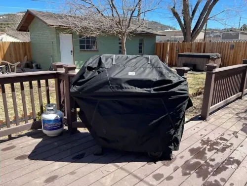 2 min from rt 66- hot tub-firepit-bocceball-bbq