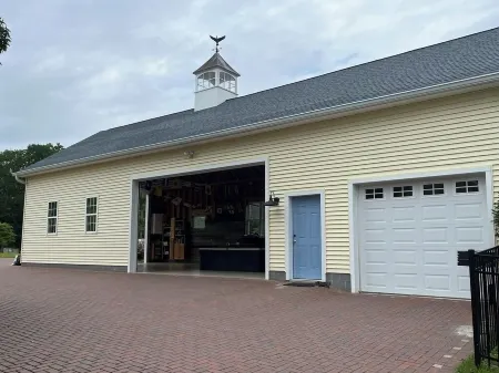 Private dock, swim, kayak, play games in the large, modern barn