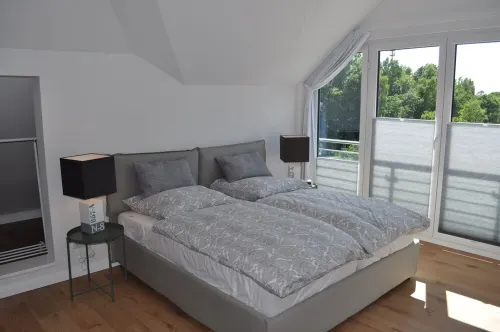 Penthouse apartment close to the beach and harbor, sauna, 2 bathrooms, 2 bedrooms