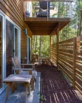 Open Floor Plan and Media Room Amidst Nature - Stylish Getaway Hotels near Summit Learning Center