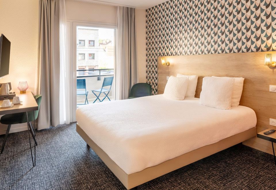 베스트 웨스턴 퐁텐 아르장의 객실 발코니 전망