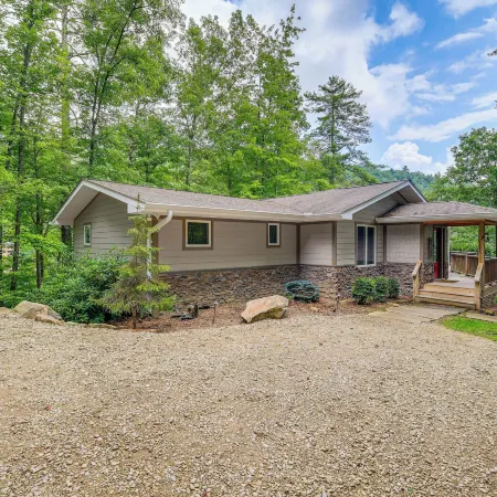 Lakefront Butler Home w/ Hot Tub & Fire Pit!