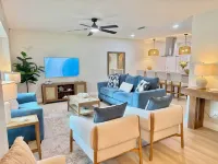 Coastal Bliss Getaway 3.8 Miles to Beach.  Stylish & Coastal Charm Interior