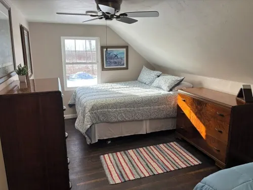 Spacious waterfront  home recently remodeled with WiFi, AC, and cable TV.