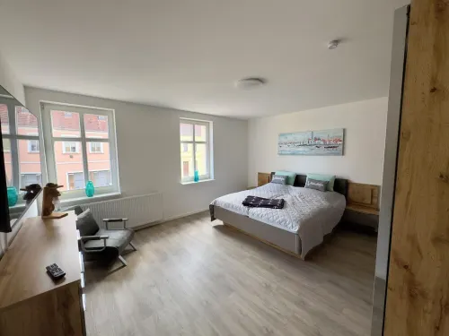 Vacation apartment above the Stadtcafé Barby