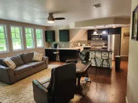 Carriage House guest house located in quaint FISHTOWN, Leland, Michigan, US