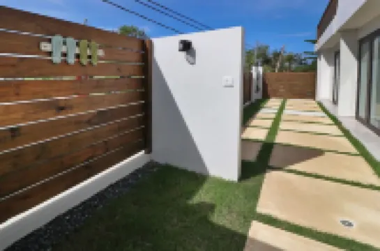 Minutes from the beach, modern home with ocean views. Pet friendly!