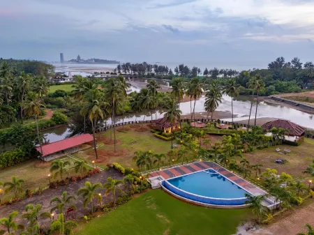 Pushkar Cottages Murdeshwar Отели рядом с достопримечательностью «Shri Murdeshwara Beach»