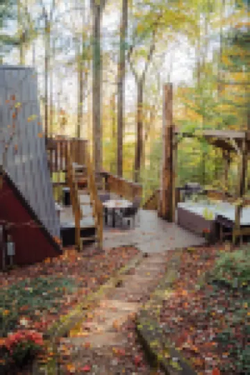 ウォーターフロント A フレーム ウィズ ドック、カヌー + カヤック