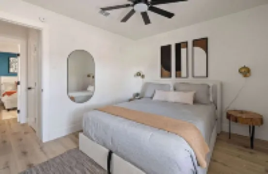 Haven House King Bed Backyard Pool