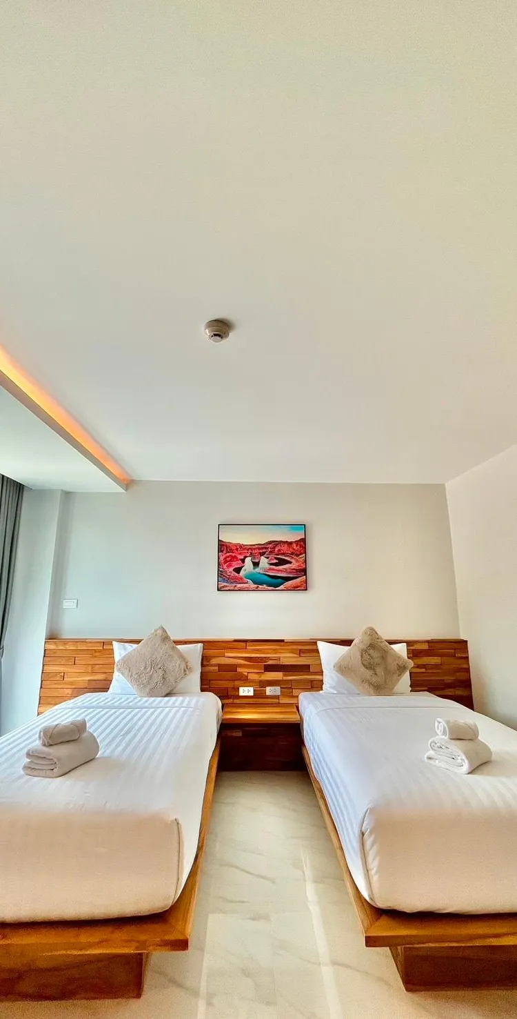 ห้องพักสแตนดาร์ดทวินพร้อม 2 เตียงเดี่ยว