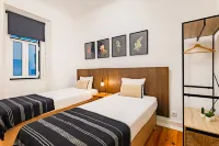 Twin Room with AC   Shared Bathroom | Saldanha - Wi-Fi