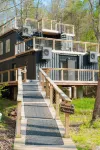Unique Container Retreat With Creek Villa - 4-Star