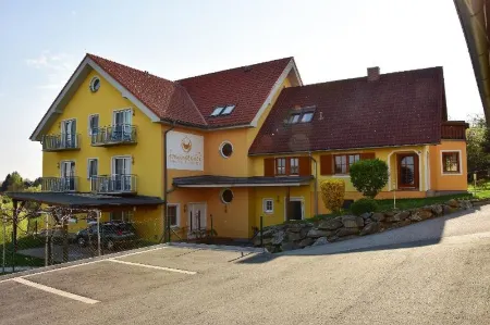 Golf & Thermenland Sonnenpension Frühstückshotel Burgauberg Stegersbach Отели в г. Гемайнде Бад Блумау