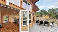 Water Views from this New Northwest Modern Home w/ Hot Tub