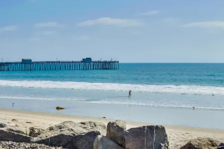 Boho Chic Family-Friendly Retreat! Walk to Beach! Отели рядом с достопримечательностью «Сан Онофр Стейт Бич»