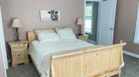 Farmhouse at the foot of the Blue Ridge Mountains
