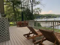 Totally remodeled year round LAKEFRONT home with stunning views of Lake Bomoseen