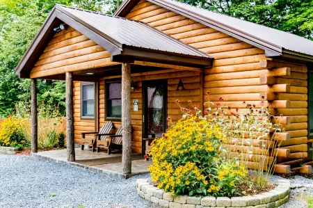 Log Cabin Retreat, Cayuga Wine Trail, Dogs Welcome, Open Year-round
