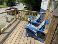 Lake Willoughby Views and access.  Boat Dock and Beach  Wood fired hot tub