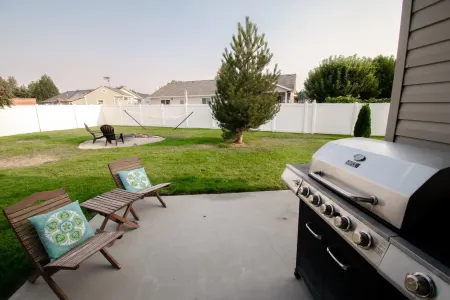 Large yard, kids playroom, an adult game room, a selfie wall and much more!