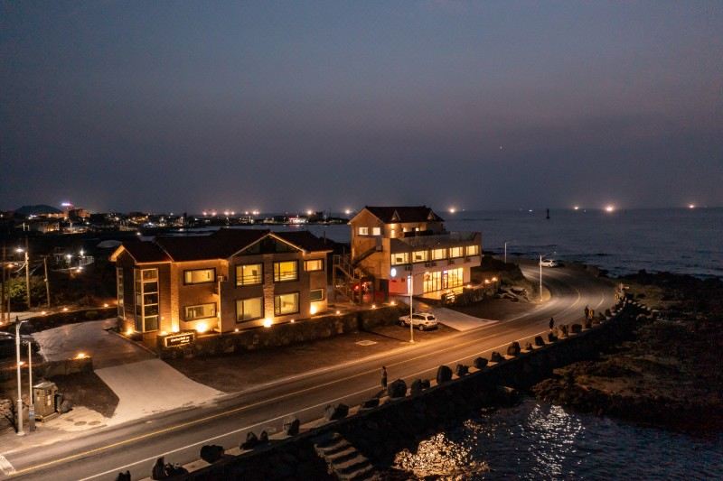 오션뷰 펜션의 전경