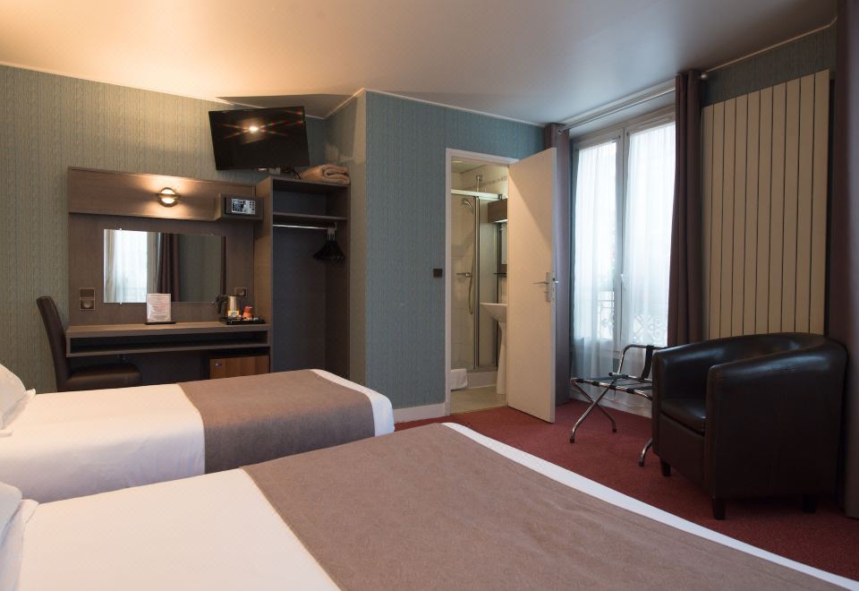 호텔 유럽 생 세베린의 모던한 객실 내부