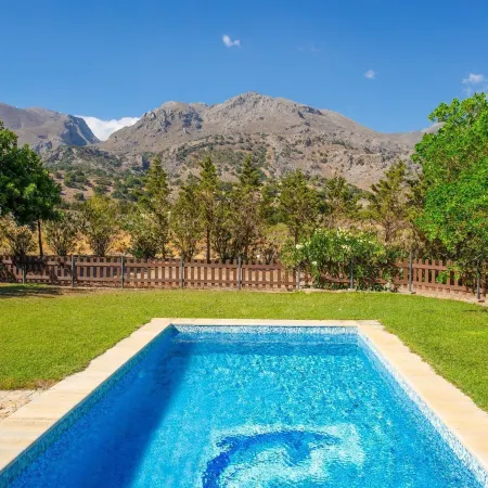 Spiros Beach Villa Large Private Pool Walk to Beach Sea Views A C Wifi Car Not Required - 971