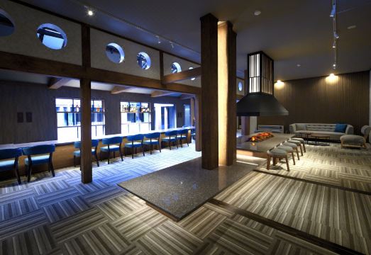 Gensen Ichinoyu 호텔의 로비 또는 공용 공간