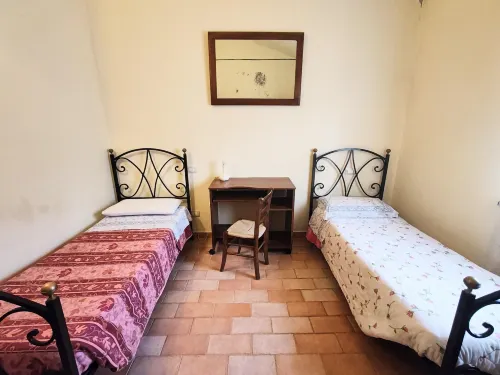 온수 욕조, 수영장이 있는 지아노 델룸브리아의 농가