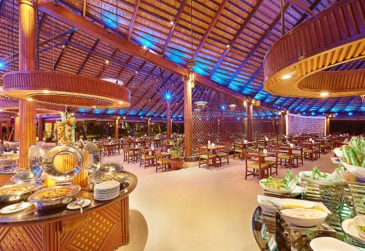 몰디브 석양 레스토랑