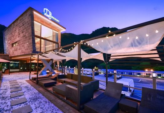 아베크제이 야외 불멍