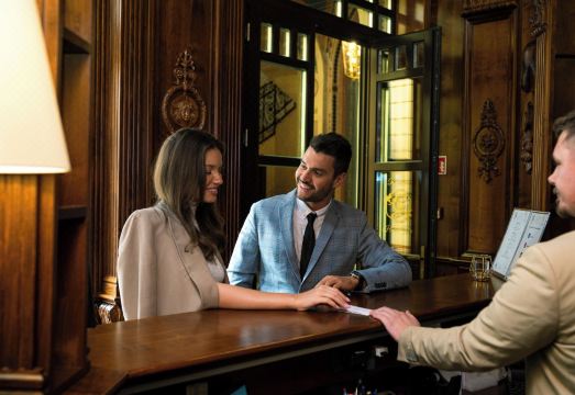 부티크 호텔 가이아의 모던한 침실 인테리어