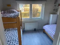 Bungalow at Sea (800 meters) with (unique) beach house on the beach