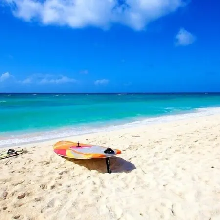 A Luxury, Beach Front, Two Bedroom Suite with large balcony.