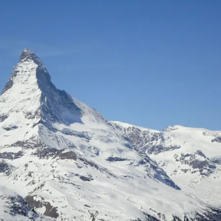 Zermatt centre - High standing all mod cons rental - View of the Cervin