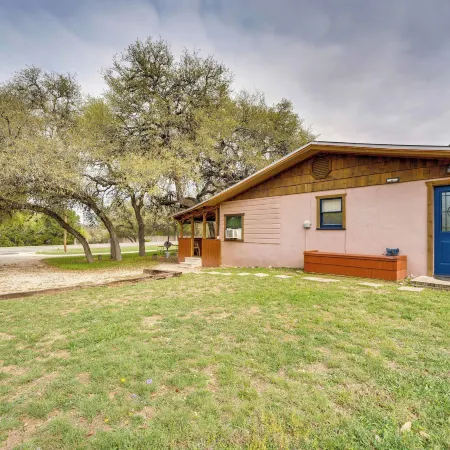 'Cabana Luna' Cabin w/ Deck, Swing & Fire Pit!