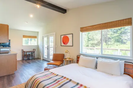 Rustic modern cottage on 2 acres--minutes from Mendocino Village