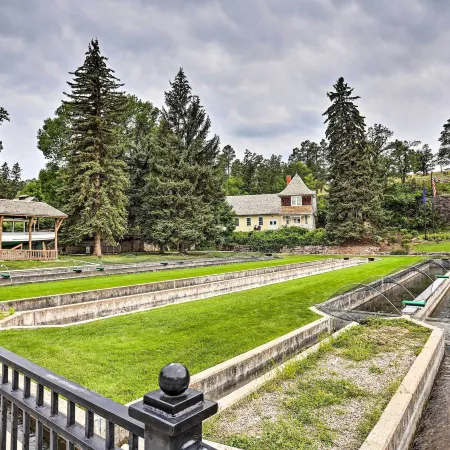 Central Creekfront Spearfish Apt by City Park