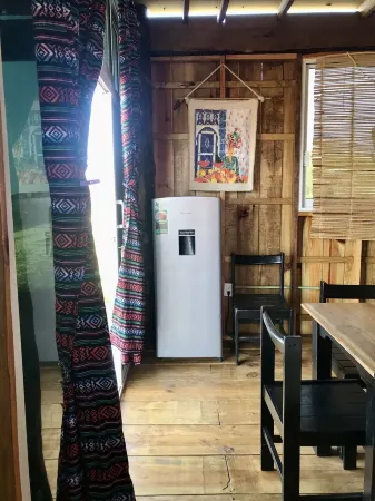 Beautiful cabin on beach, steps from the beach and great surf, peaceful location