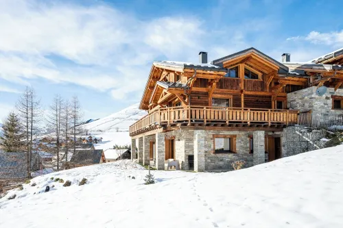 Le Zelfée - Cosy chalet for 4, between slopes and lake Hotel a Albiez-Montrond