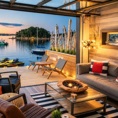 Seacliff- Luxury Halifax Waterfront Paradise -Pool, Hot Tub, Wharf & Boathouse